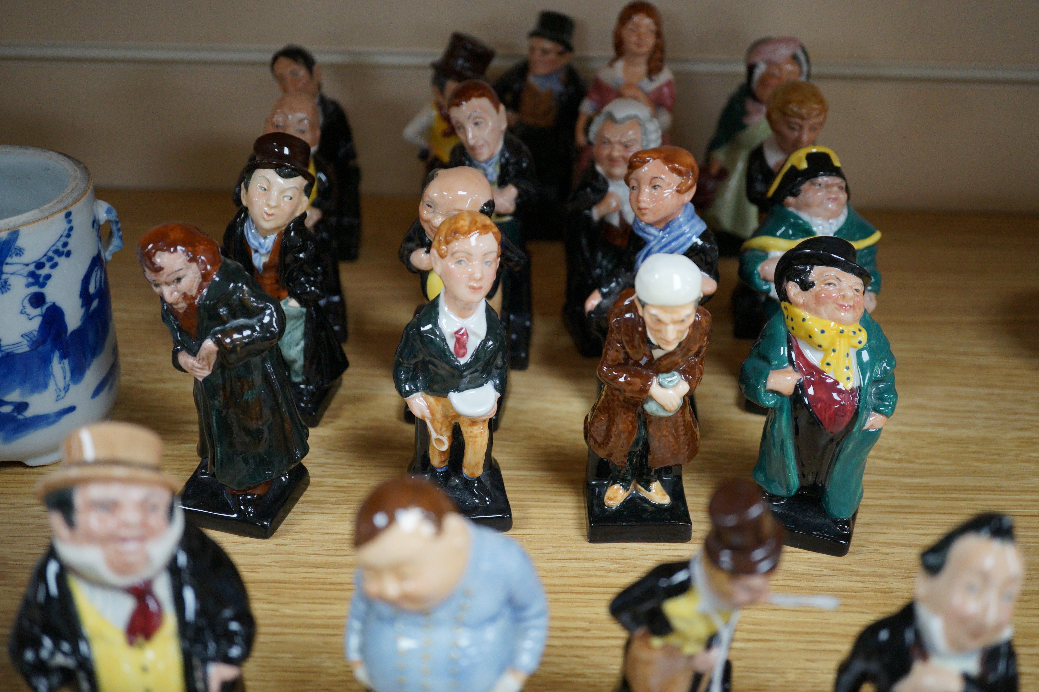 A group of twenty five Royal Doulton Dickens characters